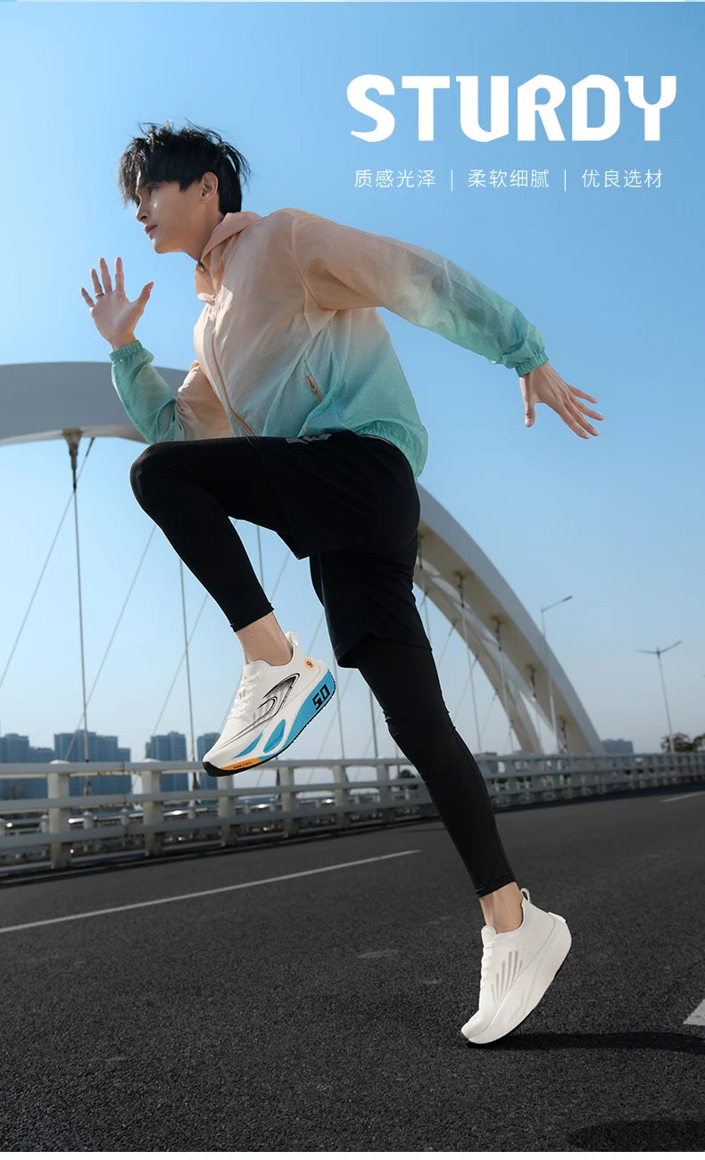 Running Shoes Speciality Carbon Board Marathon Men Sports Breathable Lightweight Women's Comfortable Athletic Nonskid Sneakers﻿