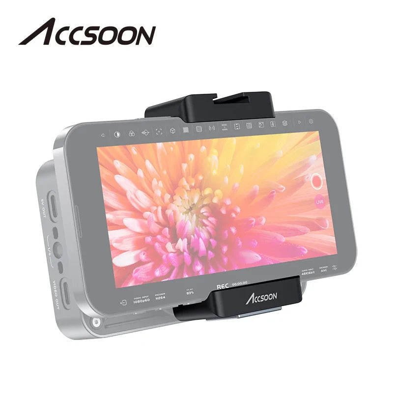 Accessor mounts for Seemo, Seemo Pro, and Seemo 4K mobile phones, featuring a cold shoe interface and screw port.
