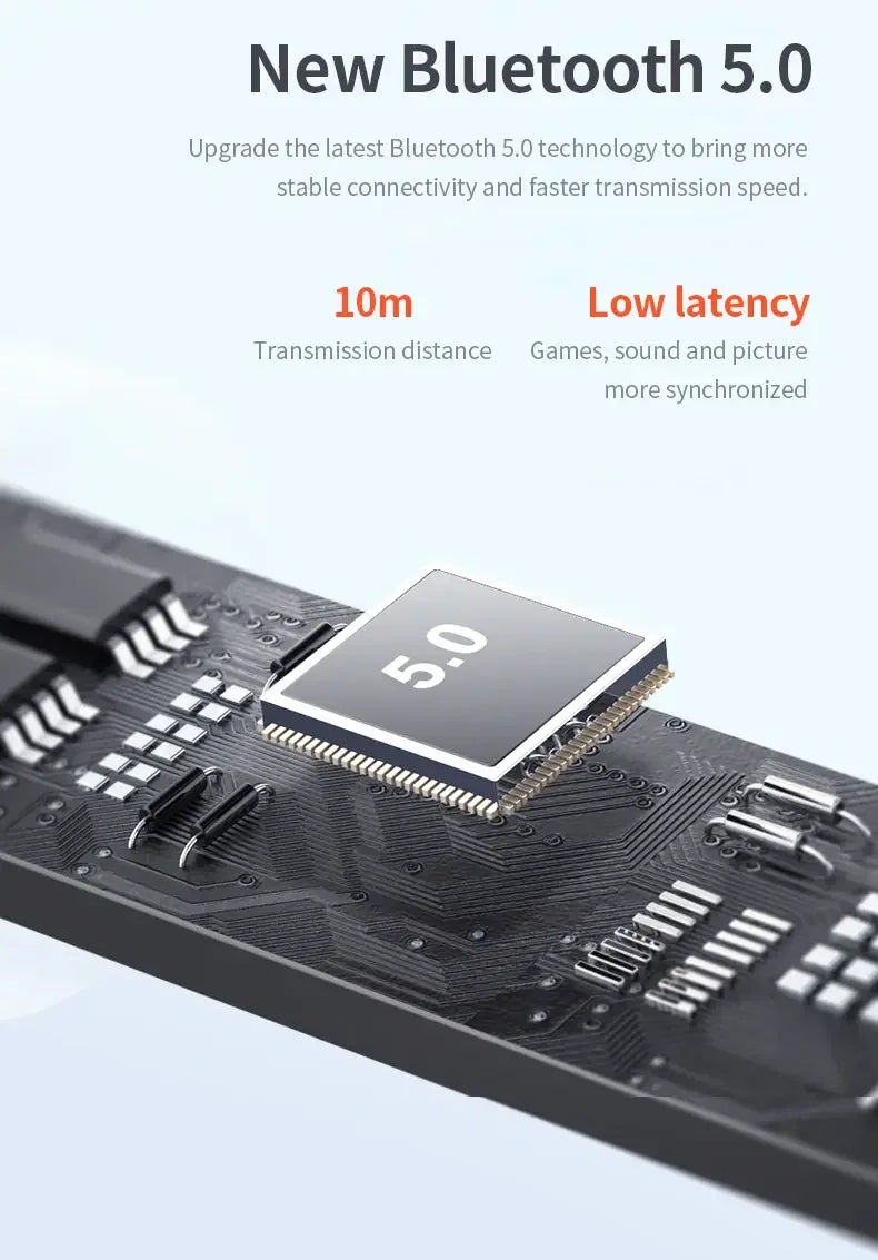 Original LP40 NEW Updated Wireless Bluetooth V5.0 Long-lasting Earphones Low-latency Headphones with IPX4 Waterproof Audio