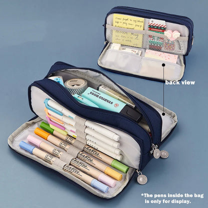 Large Capacity Pencil Case Kawaii Cute Pencil Cases Student Pen Case Big School Supplies Stationery Pencil Bags Box Pencil Pouch