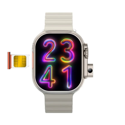 4G Android Smartwatch DW100 New Global Call Fingerprint Unlock 4G SIM Card 2.29 Inch AMOLED Video Chat WIFI GPS App Download