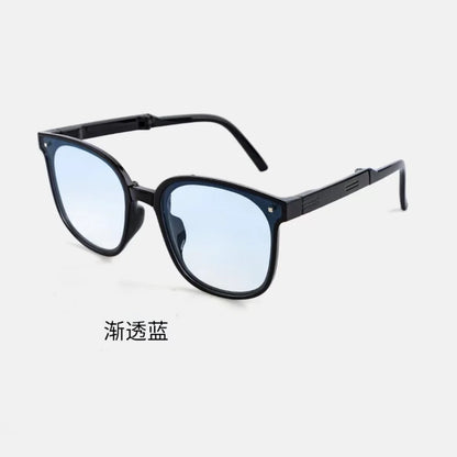 New Folding Sunglasses Fashion Sun Protection Folding Sunglasses Women Advanced Sense ins