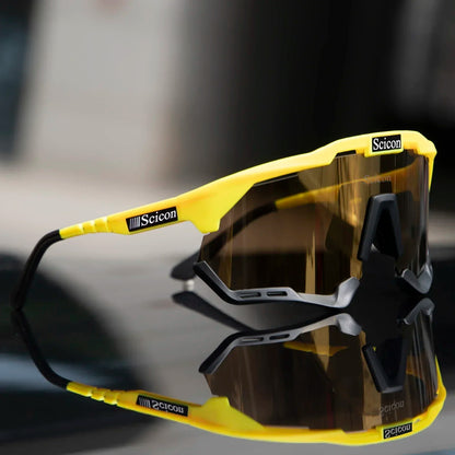 SCICON Polarized Cycling Glasses Mountain Bicycle Glasses Road Bike Cycling Eyewear Men Women Outdoor Sports Cycling Sunglasses