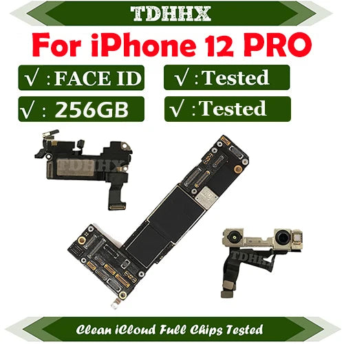 Clean iCloud Mainboard for iPhone 12 MINI Motherboard With Face ID Plate Full Tested Working Logic Board Support Update 12MINI