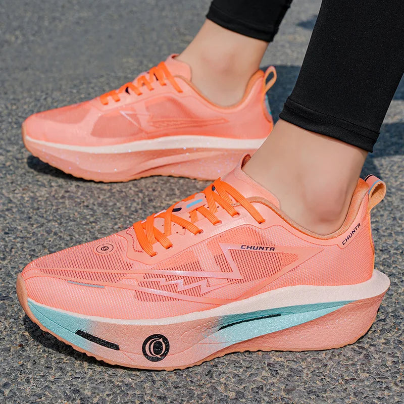 Men's Fashionable Casual and Comfortable Sports Running Shoes - Breathable Fabric Upper, Non-Slip and Wear-Resistant Cushioning Soles, Round-Toe Lace-Up Casual Running Shoes, Suitable for All Seasons