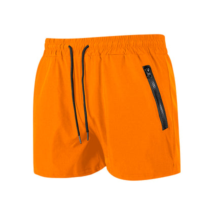 Mens Swim Trunks with Zipper Pockets Mesh Liner Summer Beach Board Shorts Quick Dry Swimming Bathing Suit Swimsuit Swimwear