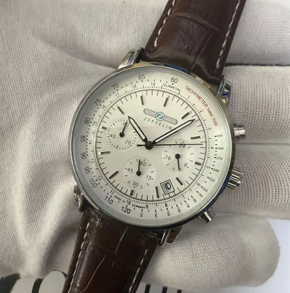 2026 new Zeppelin men's watch retro small three needle chronograph hands luxury gift 8886M series watch