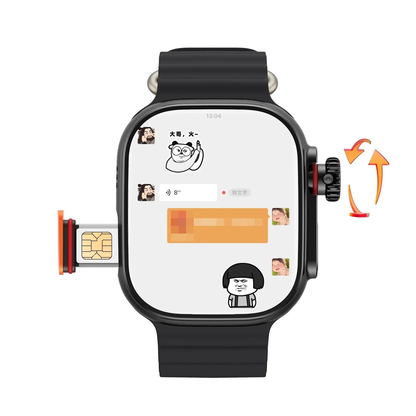 Original 4G Smartwatch CDS9 S9 S10 Ultra Rotary Camera GPS WIFI Heart Rate Tracker 256GB Storage Download Apps Sport Smart Watch