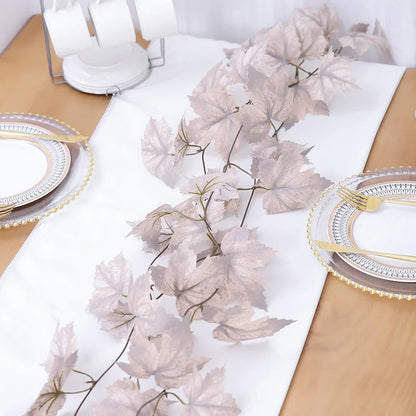 1pc simulation maple leaf vine, artificial leaves, autumn, Christmas, Halloween, harvest festival, Thanksgiving decoration