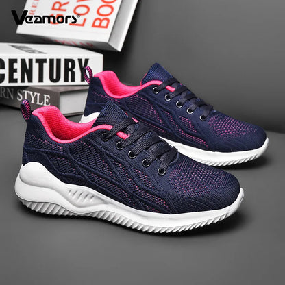 Women Running Shoes Breathable Casual Shoes Outdoor Light Weight Sports Shoes Casual Walking Sneakers Tenis Feminino Shoes