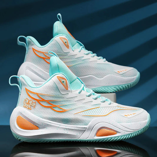 Unisex Basketball Shoes High-quality Mesh Breathable Field Training Sports Shoes Youth Outdoor Basketball Boots for Men