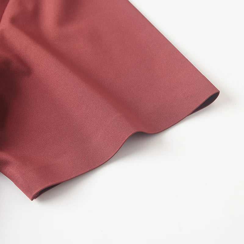 Men's Ultra Stretch Short Sleeve T-Shirt Business Casual Breathable Stretchable Abrasion-Resistant Solid Color Short Sleeve Shirt