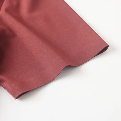 Men's Ultra Stretch Short Sleeve T-Shirt Business Casual Breathable Stretchable Abrasion-Resistant Solid Color Short Sleeve Shirt