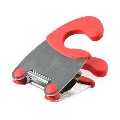 1Pcs Stainless Steel Pot Side Clips Anti-scalding Spoon Holder Kitchen Gadgets Rubber  Kitchen Gadgets