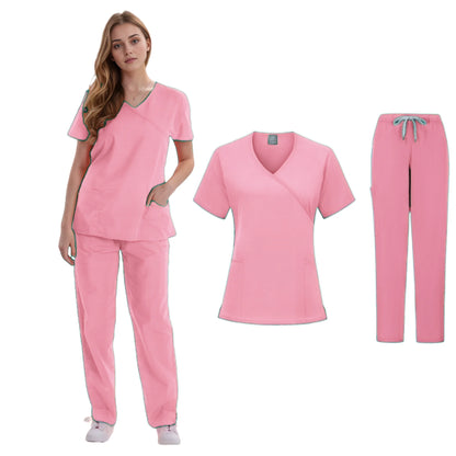 Clinical Uniforms Woman Uniforme Clinica Dental Joggers Scrubs Scrub Suit Medical Hospital Scrubs Uniforms Sets Spa Work Wear
