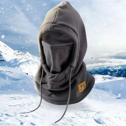 Warm Winter Hat with Mask and Neck Warmer 3-in-1 Windproof Balaclava for Men and Women Masked Hat for Cycling in Cold Weather