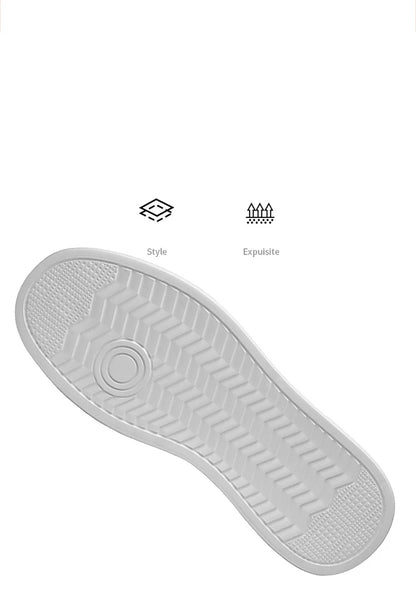 Men's invisible height increasing board shoes leather casual shoes white shoes tie youth white sports shoes