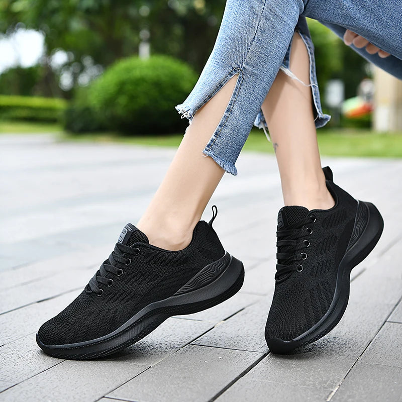 Women Running Shoes Breathable Casual Shoes Outdoor Light Weight Sports Shoes Casual Walking Sneakers Tenis Feminino Shoes