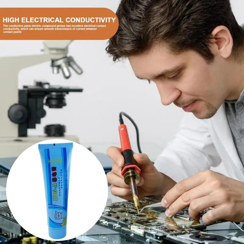 Electrical Contact Grease, Lubricant, Electronic Grease, Lubricant for Electrical and Automotive Applications, 100g