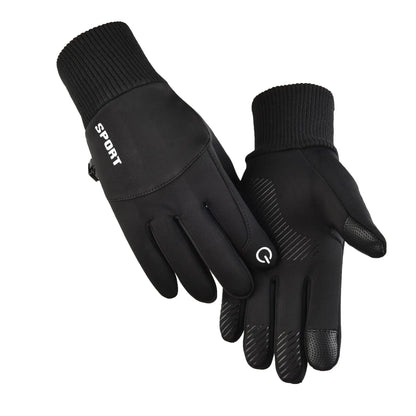 Men's and women's winter gloves, touchscreen warm gloves, waterproof, windproof, thermal gloves for driving, running, skiing, and riding.