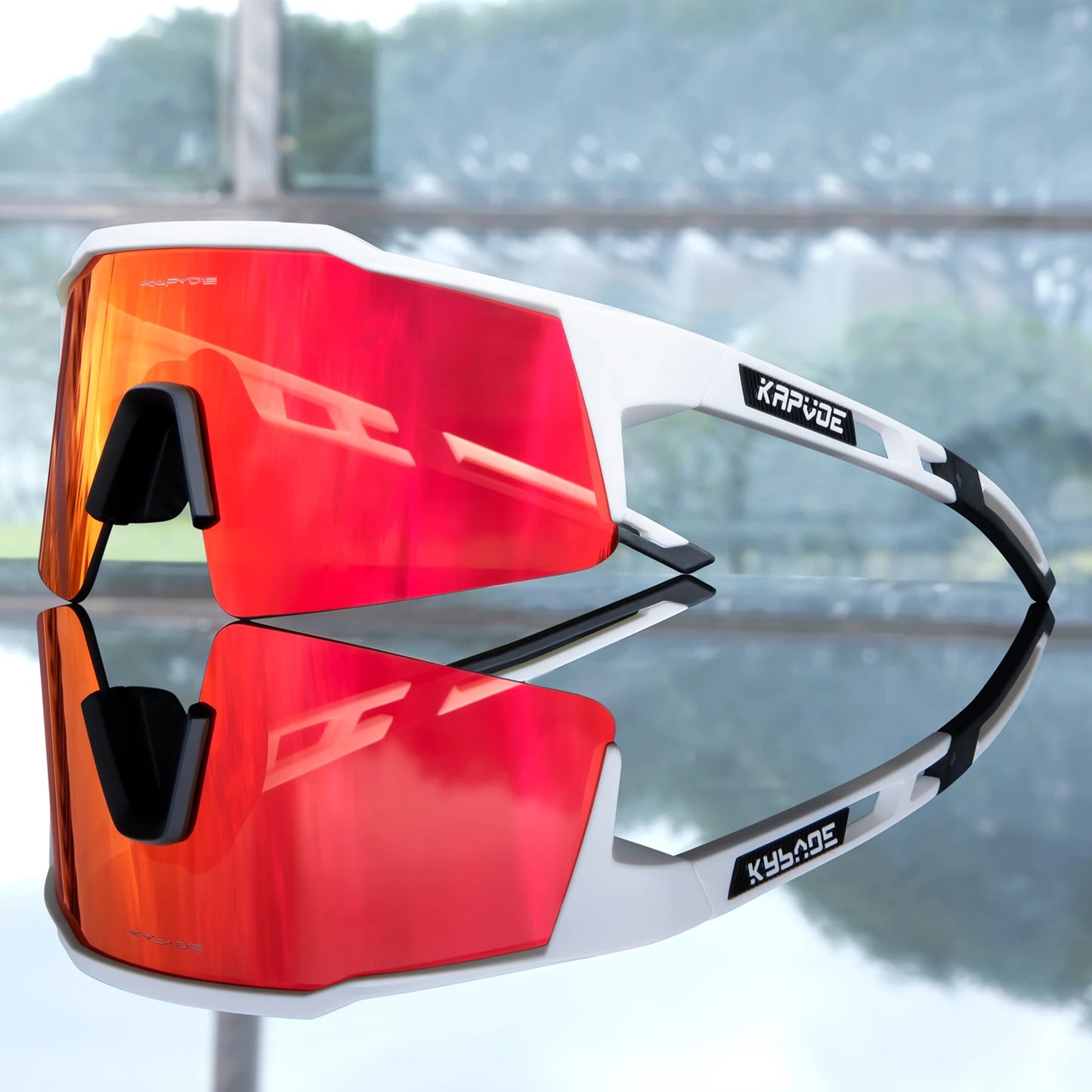 Kapvoe Bike Sunglasses Cycling Glasses for Man MTB Goggles Women Outdoor Camping Hiking Sports  UV400 Riding Bicycle Eyewear