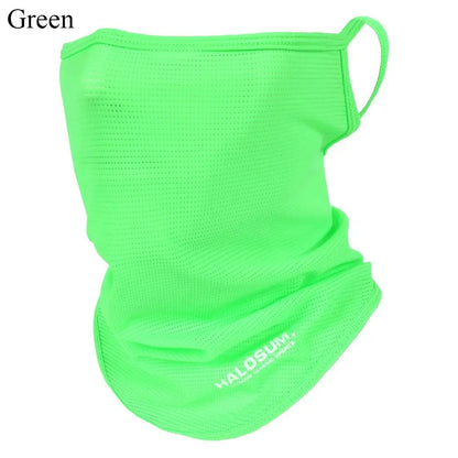 Summer Ice Silk Sun Protection Bike Mask Full Face Mask Balaclava Breathable Sun UV Protection Outdoor Sport Cycling Men Women