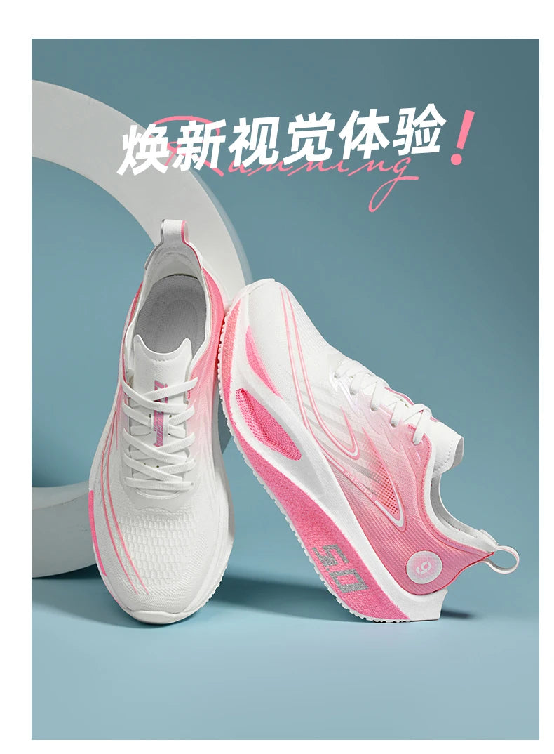 Running Shoes Speciality Carbon Board Marathon Men Sports Breathable Lightweight Women's Comfortable Athletic Nonskid Sneakers﻿