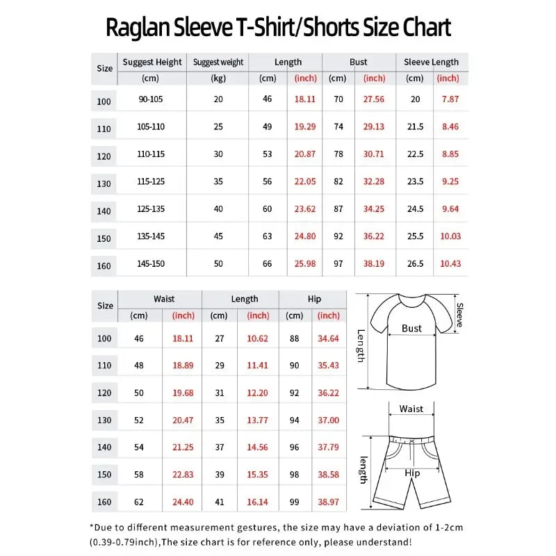 UFC Boxing Muay Thai Short Sleeved Shorts Set MMA Men's and Women's Outdoor Sports Casual Fashion Trend for Adults and Children