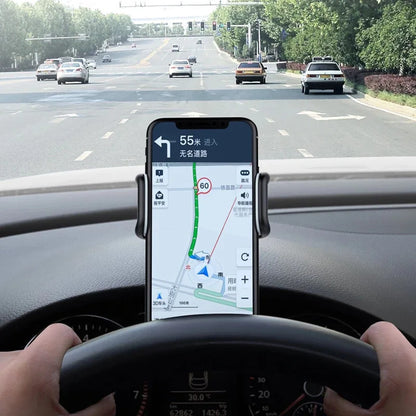 360° rotating car phone holder, universal car dashboard mount, self-gripping mount, fixed phone holder.