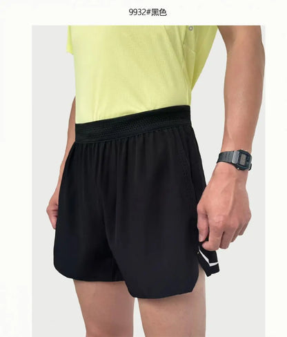 Men Running Shorts Gym Marathon Track Sports Shorts 2 In 1 Quick Dry Workout Training Gym Fitness Short Pants Summer Men Shorts
