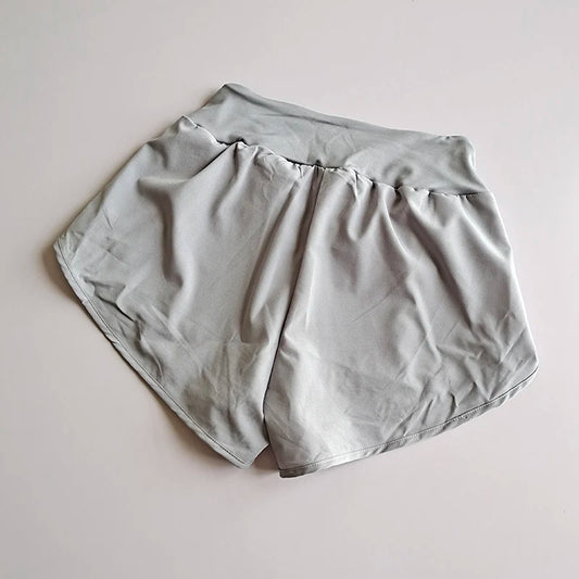 Summer Women's Loose Sports Shorts Women 2 in 1 Fitness Shorts High Waist Yoga Shorts Quick Dry Running Casual Sports Shorts