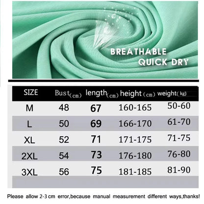 Quick Dry T-Shirt Men Running Fitness Sports Top Gym Training Shirt Breathable Jogging Casual Sportswear