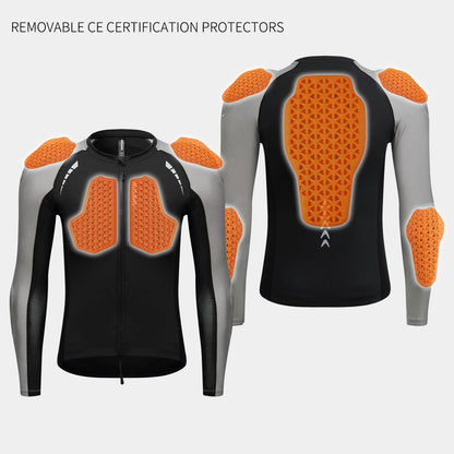 WOSAWE Men's Motorcycle Racing Jacket Off-Road CE Protective Gear Motocross Soft Armor Body Protector Sports Racing Equipment