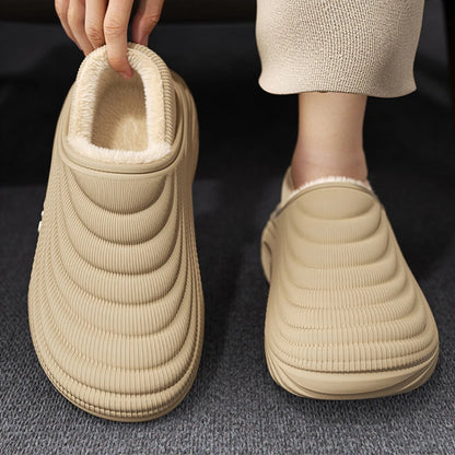 Winter Warm Slipper Women Fluffy Fur Plush Indoor Lazy Thermal Furry Home House Fuzzy Shoe Flat Flip Flop Ladies Slide Men Male