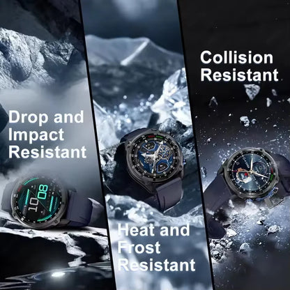 2026 Men GPS New Offline Map Smart Watch 10ATM Waterproof 4GB Route Navigation Clock 1000mAh Battery Outdoors Military Watches