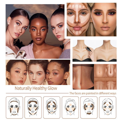 Multifunctional Highlight Shadow Contouring Stick Concealer Face Brightening Multifunctional Blush Stick