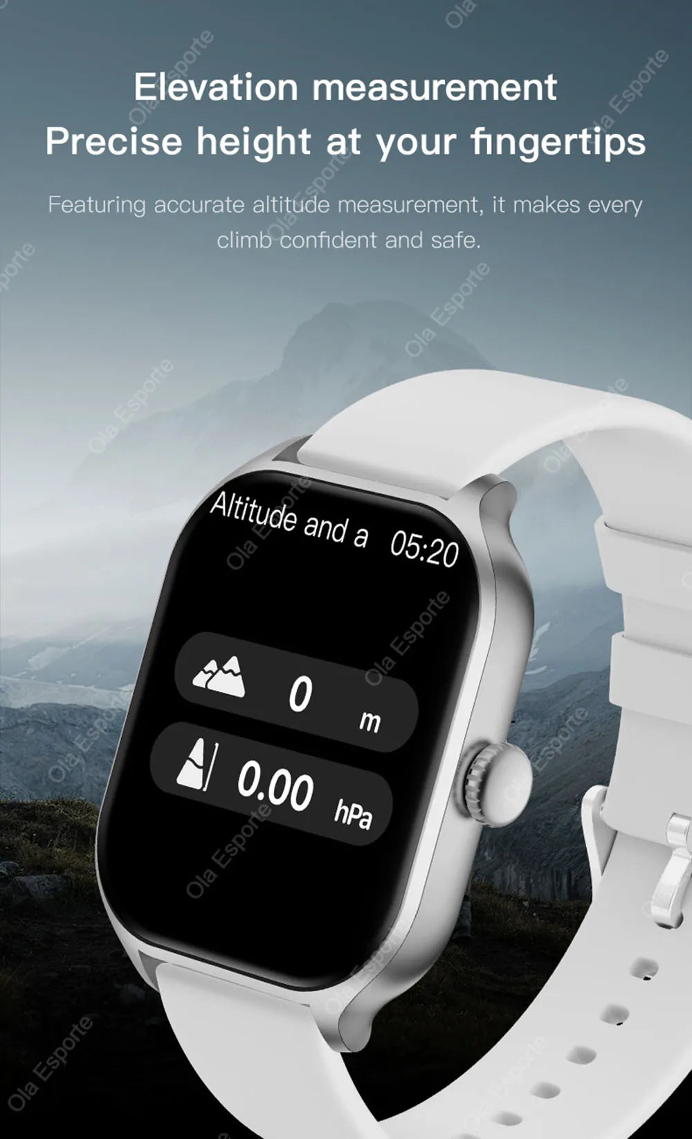 2026 New Smart Watch For Android IOS 2.01Inch Color Screen Bluetooth Call Blood Oxygen/Pressure Monitoring Smart Watch Women Men
