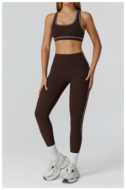 Yoga Set 2/3PCS Sports Outfits Women Clothes Fitness Tracksuit Gym Legging Workout Long Sleeved Female Bra Yoga Suit Sportswear