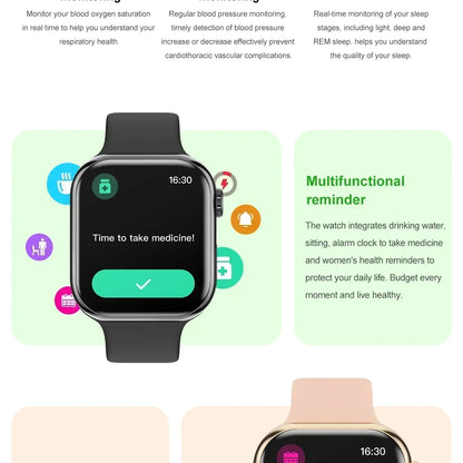 2025 GPS Smart Watch Series 10 For Apple Watch X 10 Memory Music Video Bluetooth Call Waterproof NFC Smartwatch For Android IOS