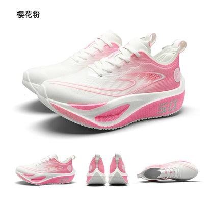 Running Shoes Speciality Carbon Board Marathon Men Sports Breathable Lightweight Women's Comfortable Athletic Nonskid Sneakers﻿