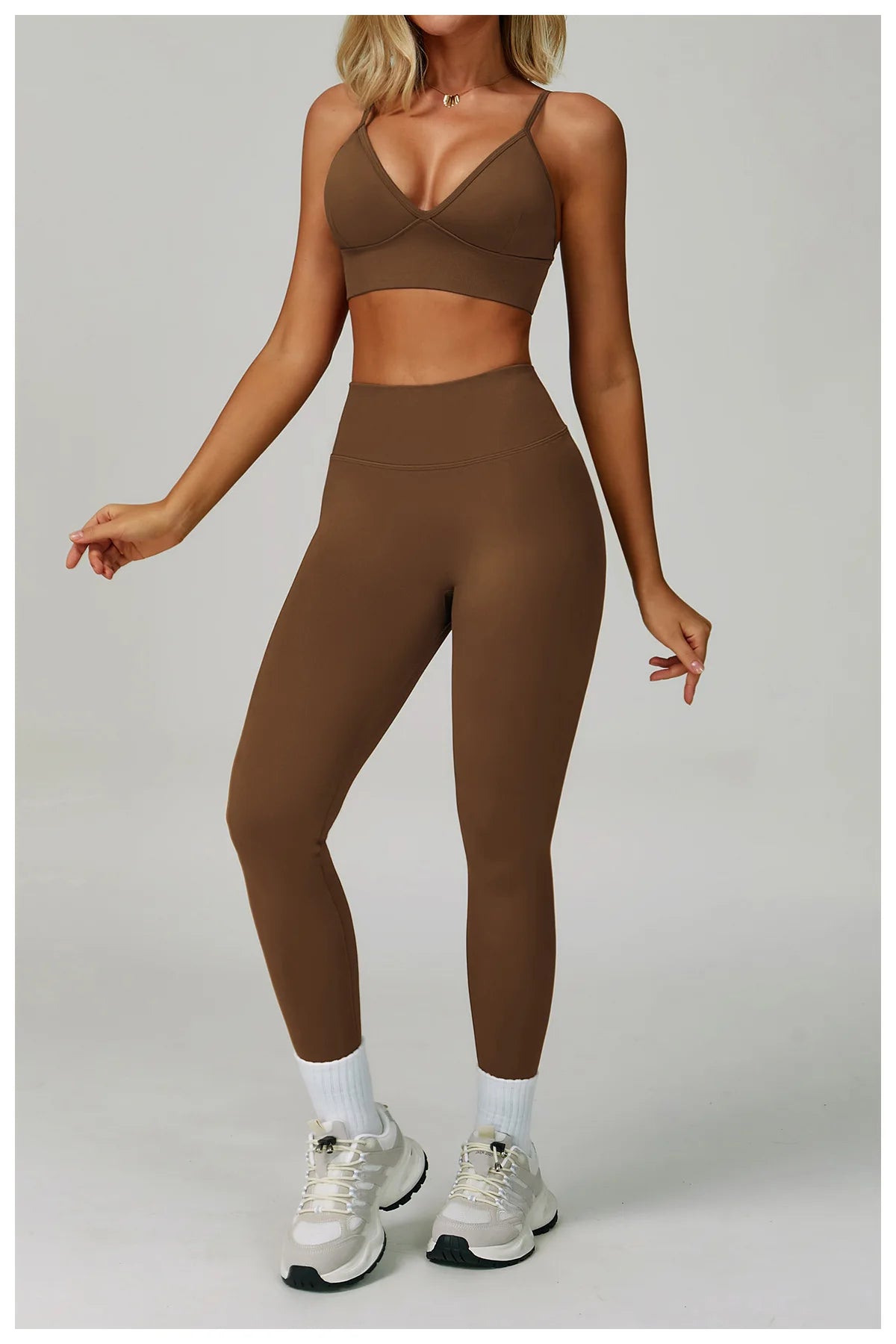 2/3PCS Yoga Suit Sports Set Women Tracksuit Gym Set Seamless Running Workout Set Push Up Long Sleeve Sports Jacket Yoga Clothing
