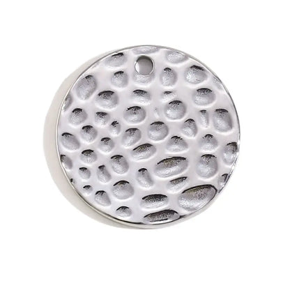 Face Sun Oval Cross Sunflower Relief Long Eyelashes Sparkling Eyes A Rose Round Pendant 316L Stainless Steel Silver Color