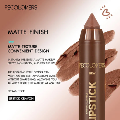 Fine Tip Lip Liner Pen Soft Mist Matte Lip Crayon Sexy Brown Red Lipstick Pencil Lip Contouring Lipliner Outline Tint Cosmetic