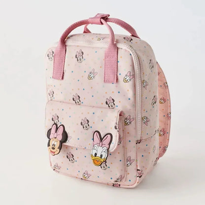 Fashion Children Bags Baby Minnie Mouse Printed Backpack Kindergarten Cartoon Schoolbag