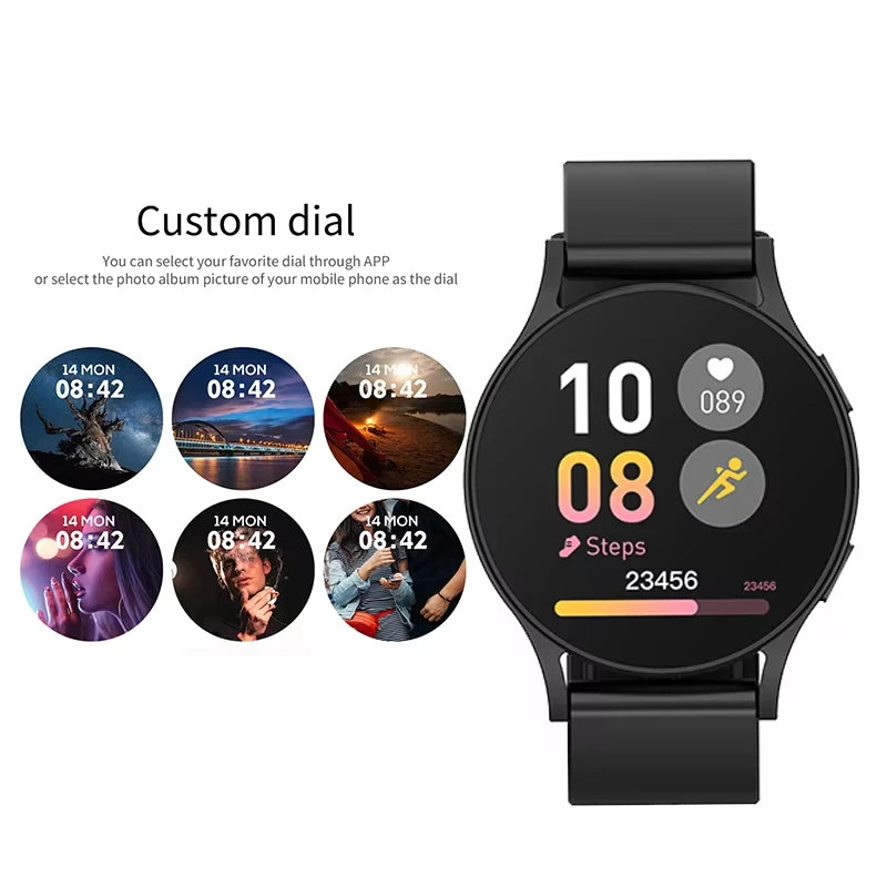 KESHUYOU New Smart Watch 6 Bluetooth Call Sports Health Monitoring Men Women Smart Watch Gift For Android IOS