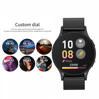 KESHUYOU New Smart Watch 6 Bluetooth Call Sports Health Monitoring Men Women Smart Watch Gift For Android IOS
