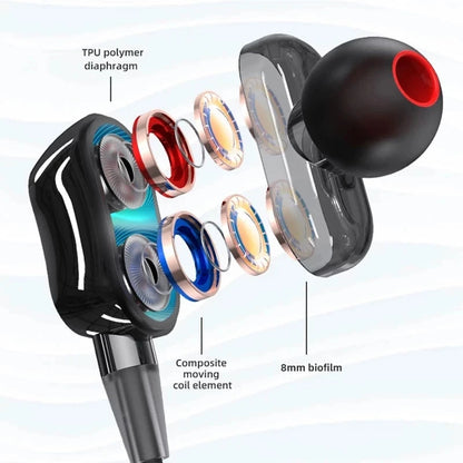 Original Lenovo HE05 Pro TWS Wireless Bluetooth 5.0 Sports Noise Canceling Neckband Earphones, Waterproof, Microphone