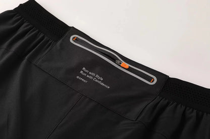 Men Running Shorts Gym Marathon Track Sports Shorts 2 In 1 Quick Dry Workout Training Gym Fitness Short Pants Summer Men Shorts