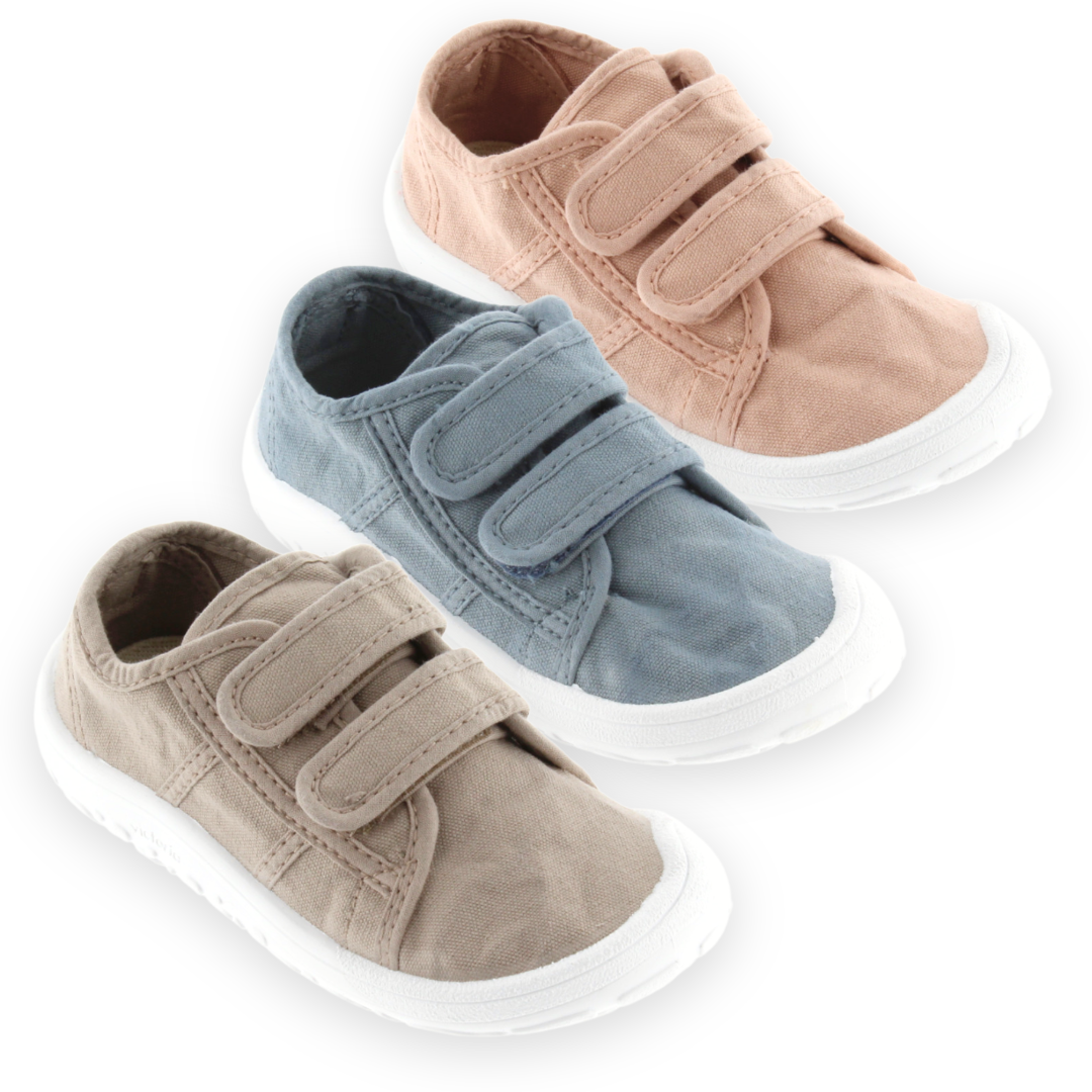 Bosco Canvas Velcro Barefoot Sneakers by Victoria