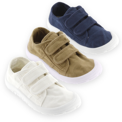Bosco Canvas Velcro Barefoot Sneakers by Victoria